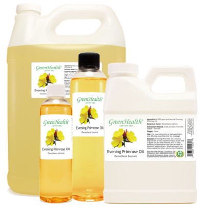 Evening Primrose Carrier Oil 100% Pure Many Sizes Free Shipping - GreenHealth 