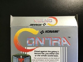 CONTRA NINTENDO NES GAME - WITH BOX - KONAMI (1987)