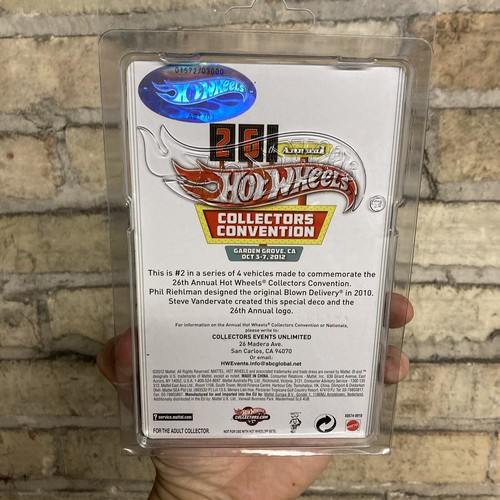 HOT WHEELS 26TH CONVENTION BLOWN DELIVERY SUPER LOW NEW ON CARD #2 of 4 - Picture 4 of 10