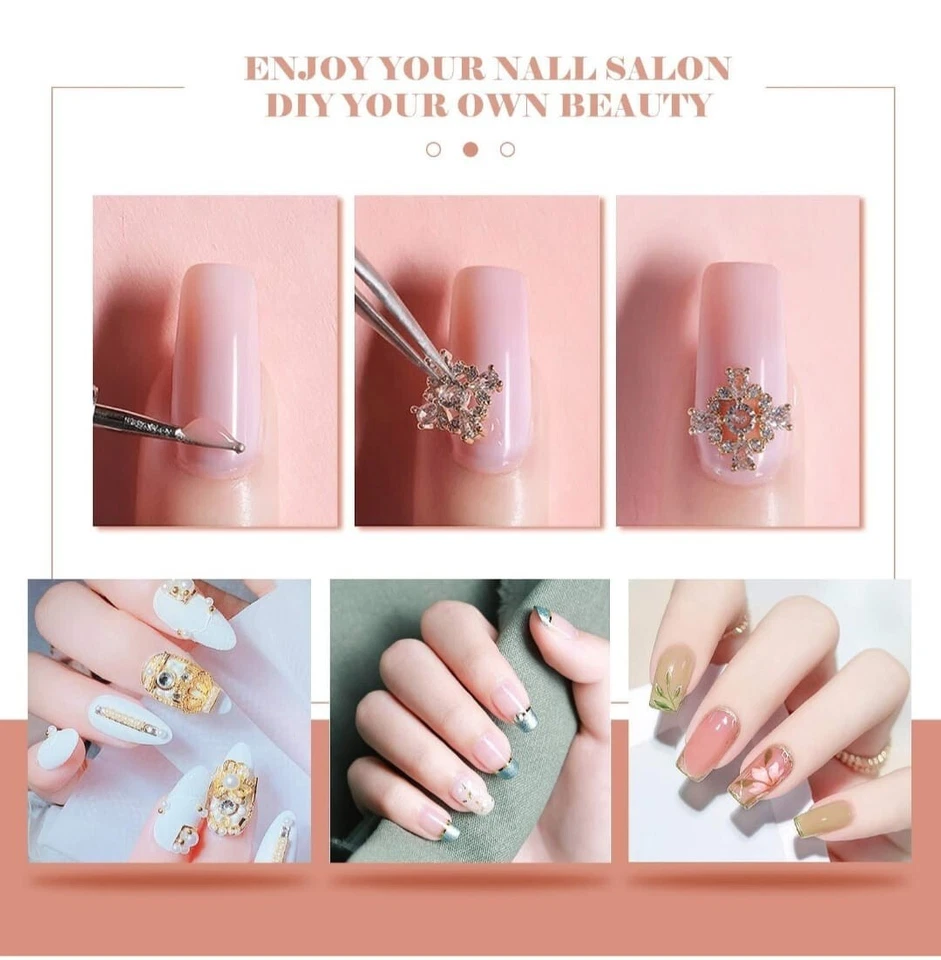 LED UV Nagelset Einsteigerset Nagelstudioset mit Fräser Lampe Starterset GEL Set - Bild 2 von 4