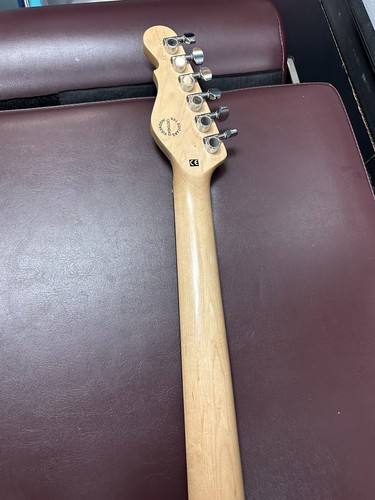 G & L Tribute Series ASAT Deluxe Trans Black Fire Striped Maple… beautiful color - Picture 11 of 14