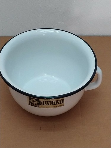 SET DA NOTTE IN FERRO SMALTATO CARONTE VINTAGE VASO NOTTE THALE GIACENZA Magazz - Imagen 15 de 28