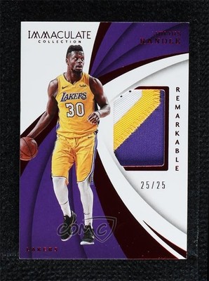 2017-18 Panini Immaculate Remarkable Memorabilia Red 25/25 Julius Randle v9t