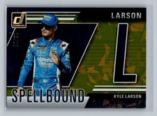Kyle Larson 2025 Donruss #1 Spellbound Gold Ice #/10 L