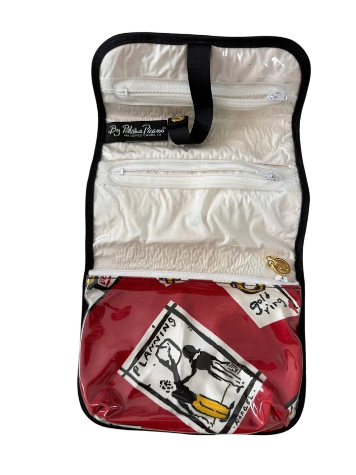 Bolsa de cosméticos de maquillaje de viaje vintage PALOMA PICASSO Foto 3 de 4
