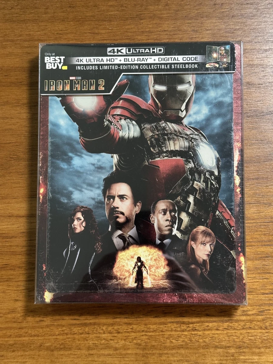 Steelbook Iron Man 2 4K UHD Blu-rays-ray Discs for sale | eBay