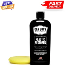 CAR GUYS Plastic Restorer Bring Plastic, Rubber, and Vinyl Back to Life 8 Oz