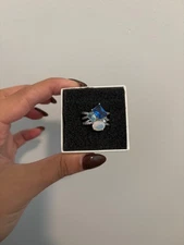 RG13720 Love you, Mean it BP ring - Rhodium Plating size 8 (bag/box not included