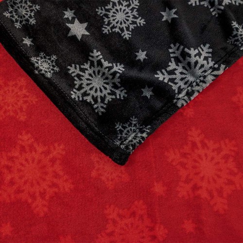Christmas Snowflake Super Plush Blanket 50x60 Soft Throw Blanket Perfect for - Picture 7 of 9
