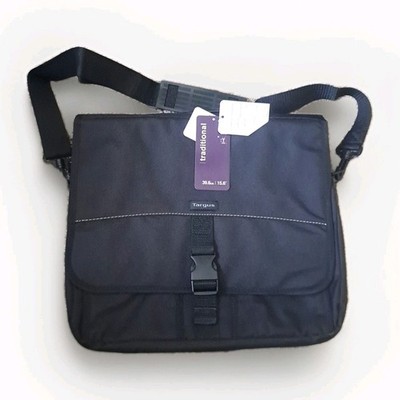 Targus Black Laptop  Messenger Bag Up To 15.6 '' TCM004US-90 W/Strap NEW