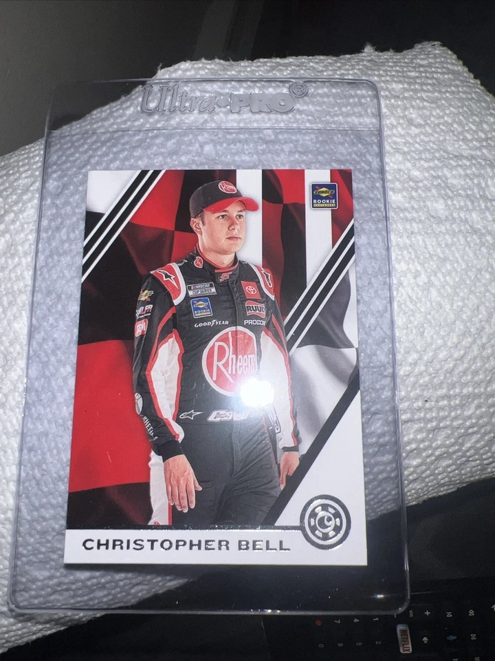 2020 Panini Chronicles Christopher Bell Rookie NASCAR Racing Card Lot 2 Nm+ Rc - Image 4 of 4