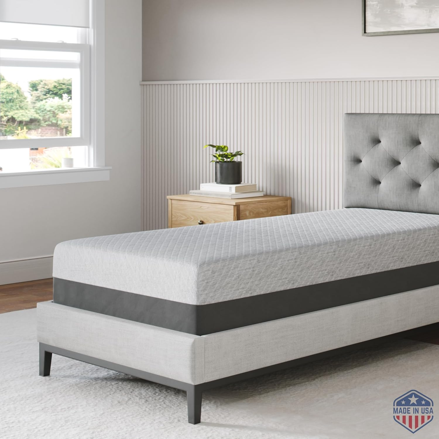 Celestial Sleep Gel Memory Foam Mattress in a Box, Made in the USA, Certipur-Us®