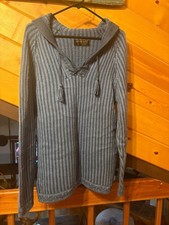 Art Unlimited blue striped hooded long sleeve top