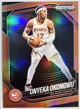 2024-25 Panini Prizm Black Basketball #140 Onyeka Okongwu /225 Hawks 🏀✨️