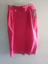 Vtg, Worthington Women's Skirt, Button Sailor Flap,Pleats,Size 12, New, 90s
