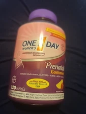 One A Day Women's Prenatal Gummies - Natural Fruit Flavors 120ct. 