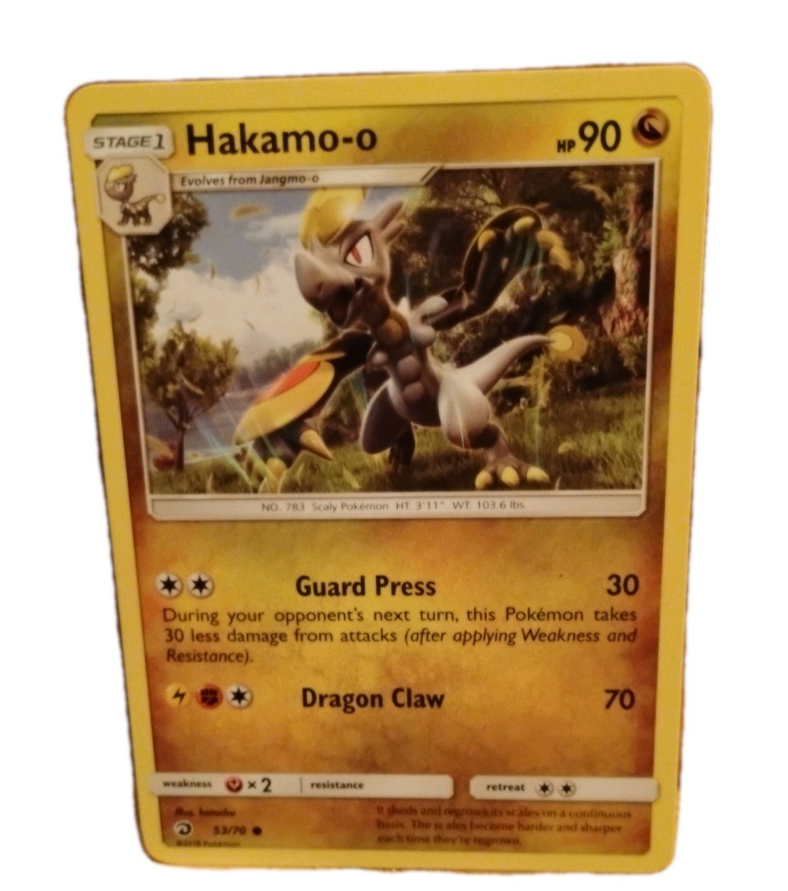 Pokemon Hakamo-o  53/70   Dragon Majesty MP