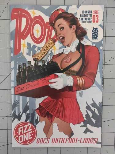 Pop Kill #3 Cover B Adam Hughes Variant Mad Cave Studios (2025)