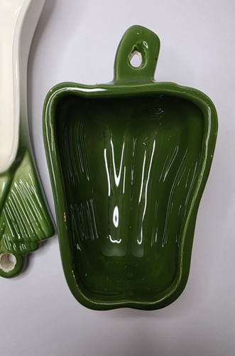 4er Set Vintage Avon Keramik rote Chilischote Messlöffel 1 EL - 1/4 TL - Bild 12 von 20