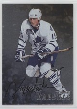 1998-99 ITG Be A Player Silver Auto Tomas Kaberle #287 Auto 1h1d