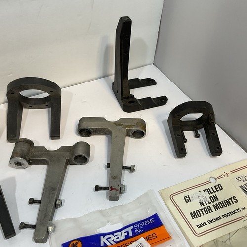 NEW & USED LOT OF NYLON/ METAL MOTOR MOUNTS R/C NITRO/GLOW MODEL AIRPLANE ENGINE - Picture 4 of 14