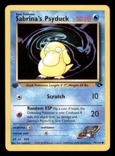 Sabrina's Psyduck 99/132 1st Edition Gym Challenge 2000