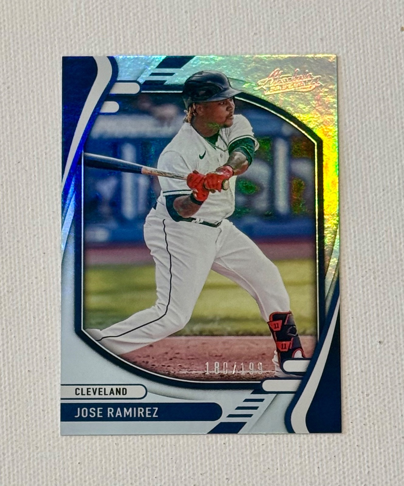 2022 Panini Absolute /199 Jose Ramirez #19 Holo Silver SP HOF Numbered PARALLEL