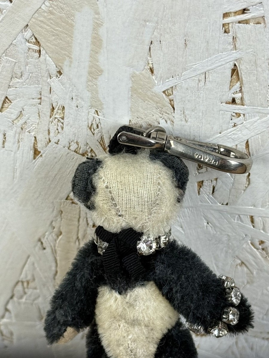 Prada Panda Bear Bag Charm Keychain Key Holder | eBay