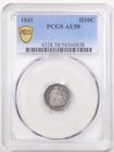 1841 H10C Seated Liberty Half Dime AU58 PCGS 58360838