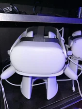 Meta Quest 2 (128GB) VR Headset Bundle – Elite Strap w/ Battery + Stand