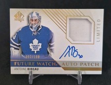 2016-17  Sp Authentic Futre Watch Auto Limited #229 Antoine Bibeau /100