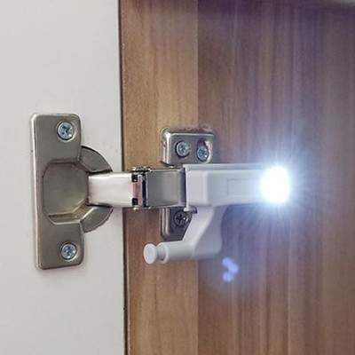 Quick and Easy Assemble/Disassemble of Cabinet Sensor Light for Hinges