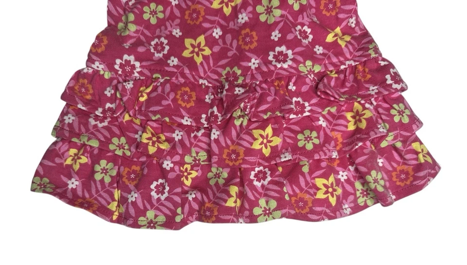 Vestido De Colección Disney 2005 Buscando a Nemo Bebé Niñas Rosa Estampado Tropical 12 M NUEVO Y2K Foto 2 de 4