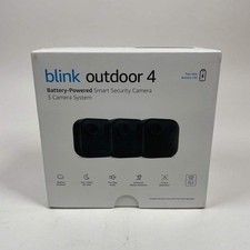 New Blink Outdoor 4 3 Camera Smart Security System Black C188772