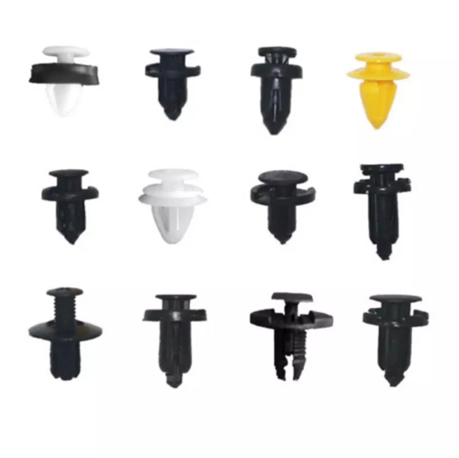Kit de clip de moldura de panel de ajuste sujetadores de remache de pasador de empuje de plástico para carrocería de automóvil de 150 piezas Foto 4 de 4