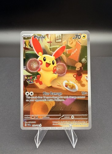 Plusle 193/182 Illustration Rare Paradox Rift Pokemon Holo Near Mint Fast Ship!