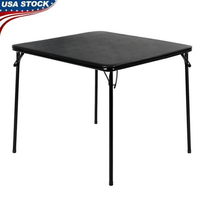 34'' Folding Dining Table Portable Space-Saving Dining Games Office Use