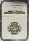 1937 D 3-LEGGED Buffalo Nickel 5c NGC VF35 ‼️KEY VARIETY - LOOKS GREAT‼️