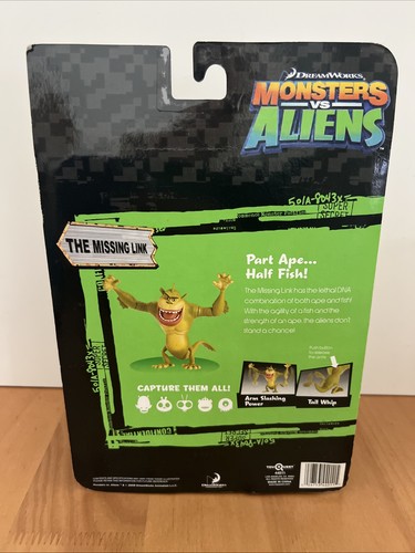 2009 Toyquest Monsters Vs Aliens The Missing Link Factory Sealed NIP Rare! - Picture 3 of 11