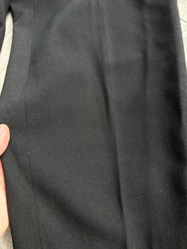 Antique vintage 1930s 1940s black wool work High Waist men's pants Size: M - Picture 11 of 24