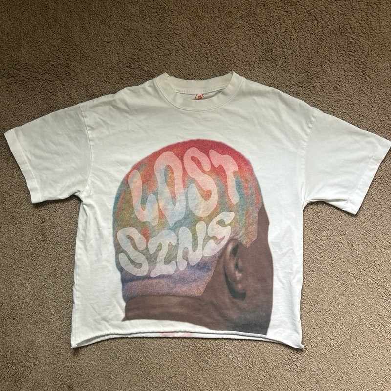 Kanye West Lost Sins Cropped T-Shirt Size Small