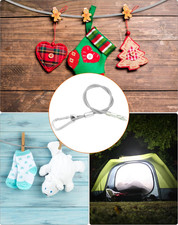 11.8" Stage Light Safety Cables 20 Pack Stainless Steel DJ Lighting 66 Lbs Load