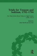 Trials for Treason and Sedition 1792-1794, Hardcover by Barrell, John; Mee, J...
