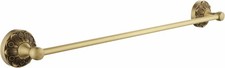 Antique Brass Towel Bar Wall Mount 24 Inch Bath Towel Rod Holder Vintage Gold De