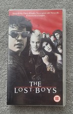 The Lost Boys VHS Tape Cult Vampire Classic 1987 Retro Horror Warner