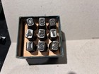 Nice set of Vintage Steel Metal Number Stamps No. 0 - 9 Great condition — photo 1