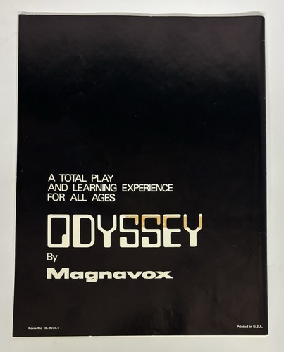 1972 Magnavox Odyssey Vintage Game Console, USER MANUAL ONLY - Excellent - Picture 2 of 8