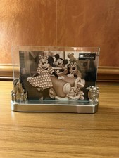 Disney Parks Mickey  Castle Metal 4x6 Photo Picture Frame New