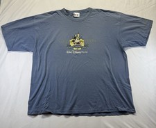 Walt Disney World T-Shirt 2XL Mickey Mouse Blue 90s Castle Park