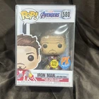 Funko Pop! Vinyl Iron Man Avengers Endgame PX Previews Glow Bobblehead #580